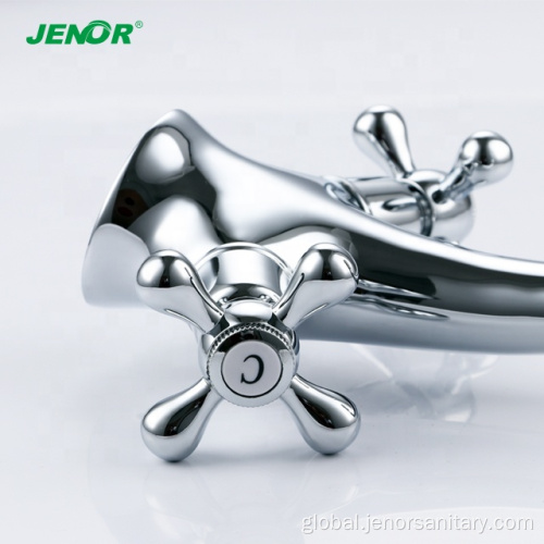 One-Hole Basin Faucets Elegant Round Brass Wash Basin Faucet Manufactory